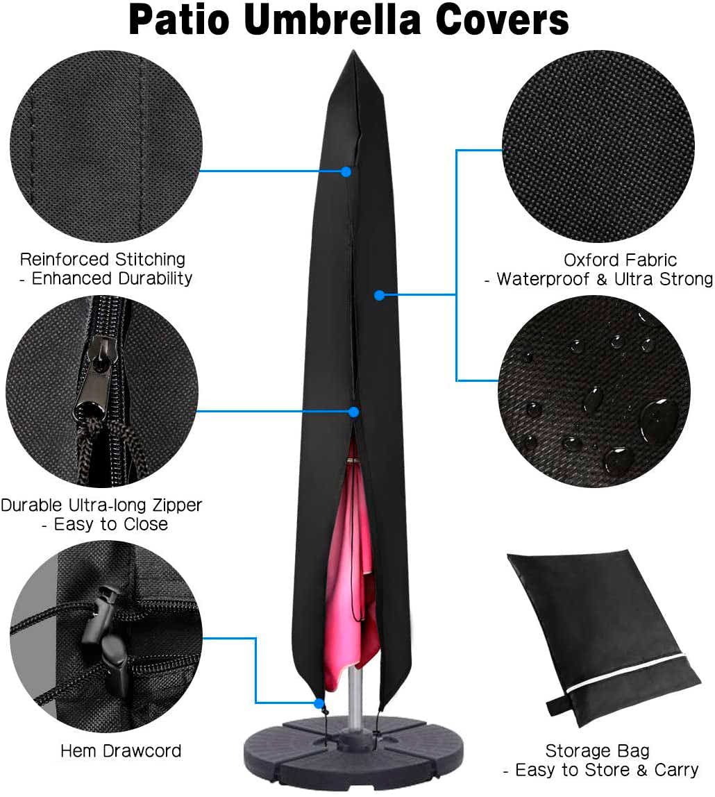 DS BS 265cm Outdoor Patio Umbrella Cover