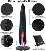 DS BS 265cm Outdoor Patio Umbrella Cover