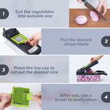 DS BS 14 in 1 Multifunctional Vegetable Chopper and Slicer