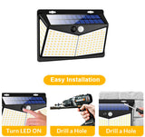 DS BS 208 LED 3 Mode Motion Solar Outdoor Wall Light