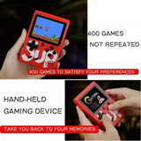 DS BS 400 In 1 Retro Classic Mini Handheld Game Console TV Output-Black