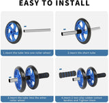 DS BS 5-IN-1 Ab Roller Push UP Home Gym Workout Set