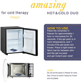 DS BS Pain Relieve Hot Cold Reusable Gel Pack 4 Pack