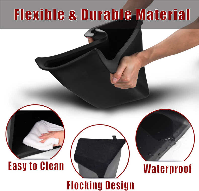 DS BS Tesla Model Y Rear Trunk Organizer Storage Boxes with Lids