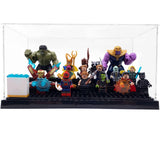 DS BS Minifigure Action Figures Blocks Display Case-Black