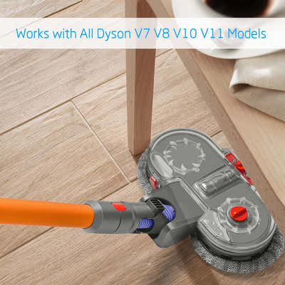 DS BS Electric Double Mop Attachment Compatible with Dyson V7 V8 V10 V11 V15