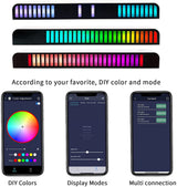 DS BS APP Control Stereo Audio Spectrum RGB 32 LED Light