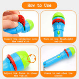 DS BS Kids Night Story Projector Torch with 4 Story