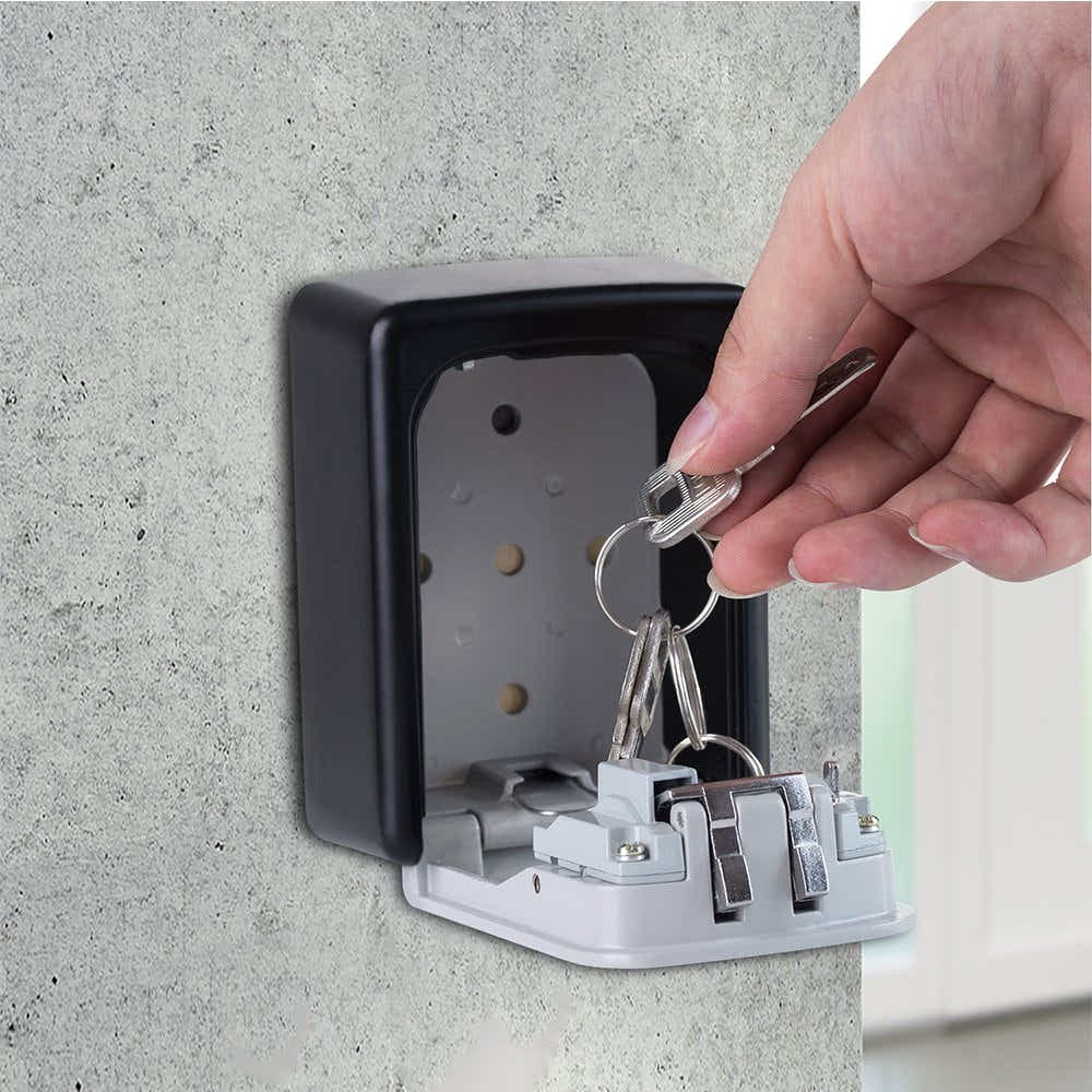 DS BS Key Storage Lock Box 4 Digit Wall Mounted