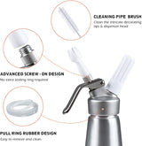 DS BS Professional Aluminum Homemade Whipped Cream Dispenser