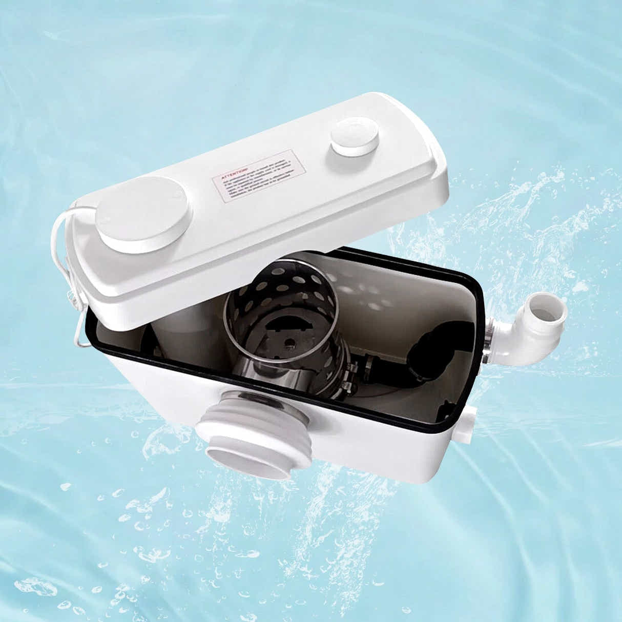 DS BD Macerator Sewage Pump Automatic Sump Macerating Flush Toilet Sink Shower