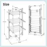 DS BD Maxkon Electric Airer 3 Tier Heated Clothes Dryer Laundry Foldable 220W
