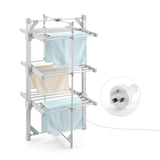 DS BD Maxkon Electric Airer 3 Tier Heated Clothes Dryer Laundry Foldable 220W