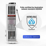 DS BD Maxkon Gas Water Heater 9 in 1 10L Portable Outdoor System Silver Pump