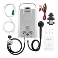 DS BD Maxkon Gas Water Heater 9 in 1 10L Portable Outdoor System Silver Pump