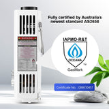 DS BD Maxkon Gas Water Heater 9 in 1 10L Outdoor Portable System White with Pump