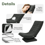 DS BD Floor Sofa Chair Couch Lounge Folding 360 Degree Swivel Adjustable Chaise