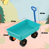 DS BD Kids Sand Toys Set Sandbox Sandpit Pretend Play Wagon Cart Moulds Pool