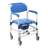 DS BD Commode Shower Chair Toilet Wheelchair 3in1 Bath Stool Bathroom Bedside