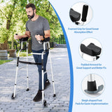 DS BD 2in1 Folding Walker Medical Aid Elderly Mobility Walking Adjustable Toilet