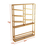 DS BD Wall Mounted Wine Rack Bottle Glass Storage Metal Corner Hanging Shelf
