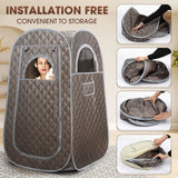DS BD Sauna Steam Tent FoldableÂ Steamer Heating Spa RoomÂ Chair Remote Control