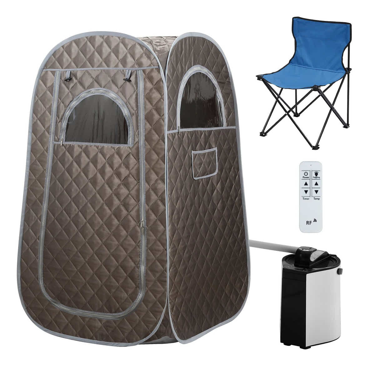 DS BD Sauna Steam Tent FoldableÂ Steamer Heating Spa RoomÂ Chair Remote Control