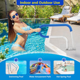 DS BD Swimming Pool Handrail Steps Stairs Handle 812x584mm with 110cm Grip Cover