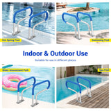 DS BD Swimming Pool Handrail Steps Stairs Handle 812x584mm with 110cm Grip Cover
