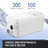 DS BD 300W Macerator Sewage Pump Automatic Waste Water Flush Marine Toilet