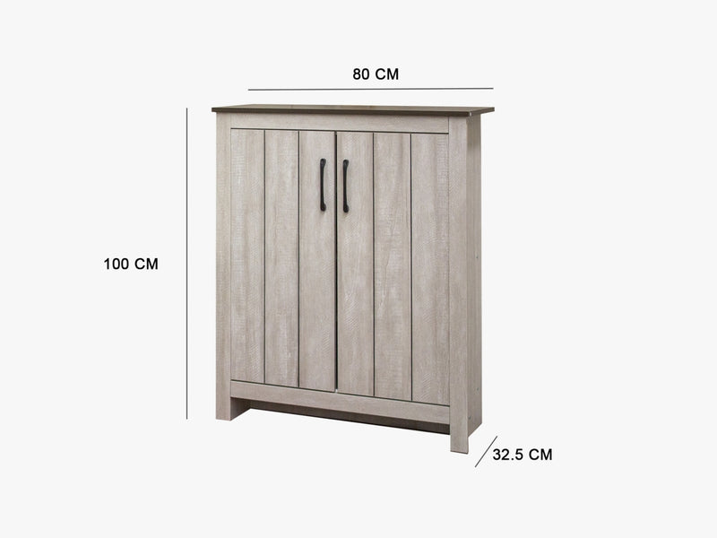 Lennart 2-Door Shoe Storage Cabinet