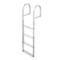DS BD 4-Step Boat Dock Pool Ladder Removable Aluminium Steps 227kg Load Inground