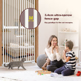 DS BD Retractable Safety Gate Pet Dog Cat Extra Tall Fence Stairs 190 to 250cm