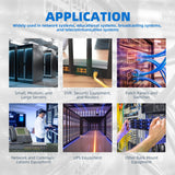 DS BD 6U Network Server Cabinet Wall Mount Data 19 Inch Deep Glass Door