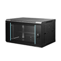 DS BD 6U Network Server Cabinet Wall Mount Data 19 Inch Deep Glass Door