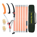 DS BD Manual Pole Saw Tree Pruner Extendable Branch Pruning 8 Fibreglass Rods