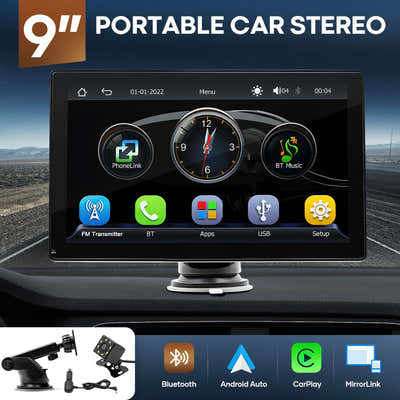 DS BD 9 Inch Car Stereo Radio Apple Carplay Android Auto MP5 Player Bluetooth