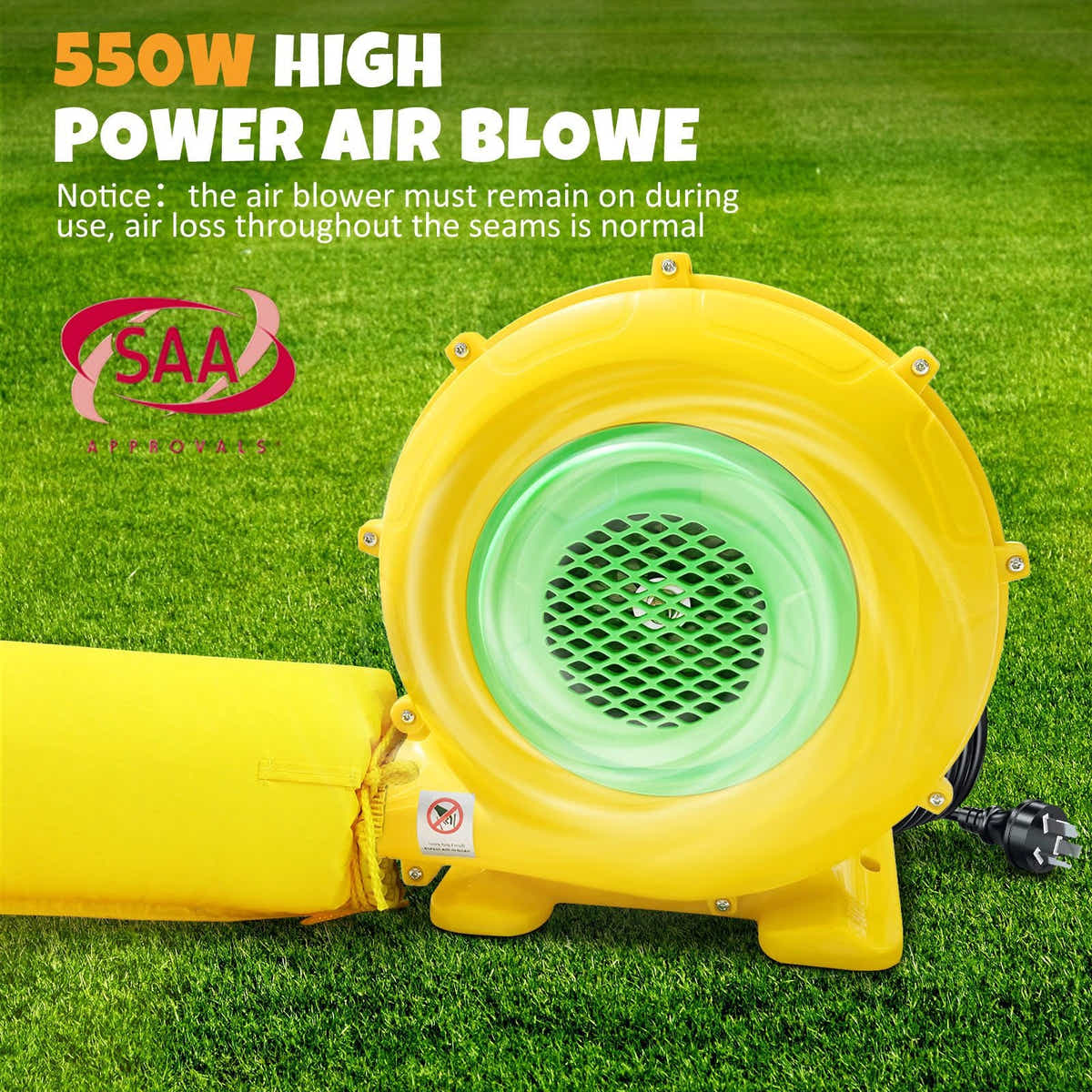 DS BD 550W Electric Air Pump Blower Inflator Inflatable Jumping Castle Bounce