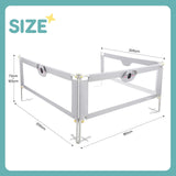 DS BD Toddler Bed Rail King Side Bedrail Folding Safety Protection 3Pcs 100cm