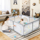 DS BD Baby Playpen Fence Activity Centre Playground Safety Gate Yard 150x200cm