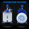 DS BD 3CFM Vacuum Pump 1 Stage 220V Refrigerant Air Conditioning AC Conditioner