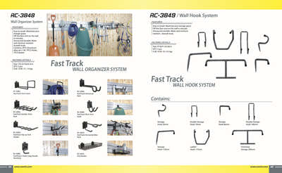 DS BS Adjustable Wall Mounted Tool Hanger Rack