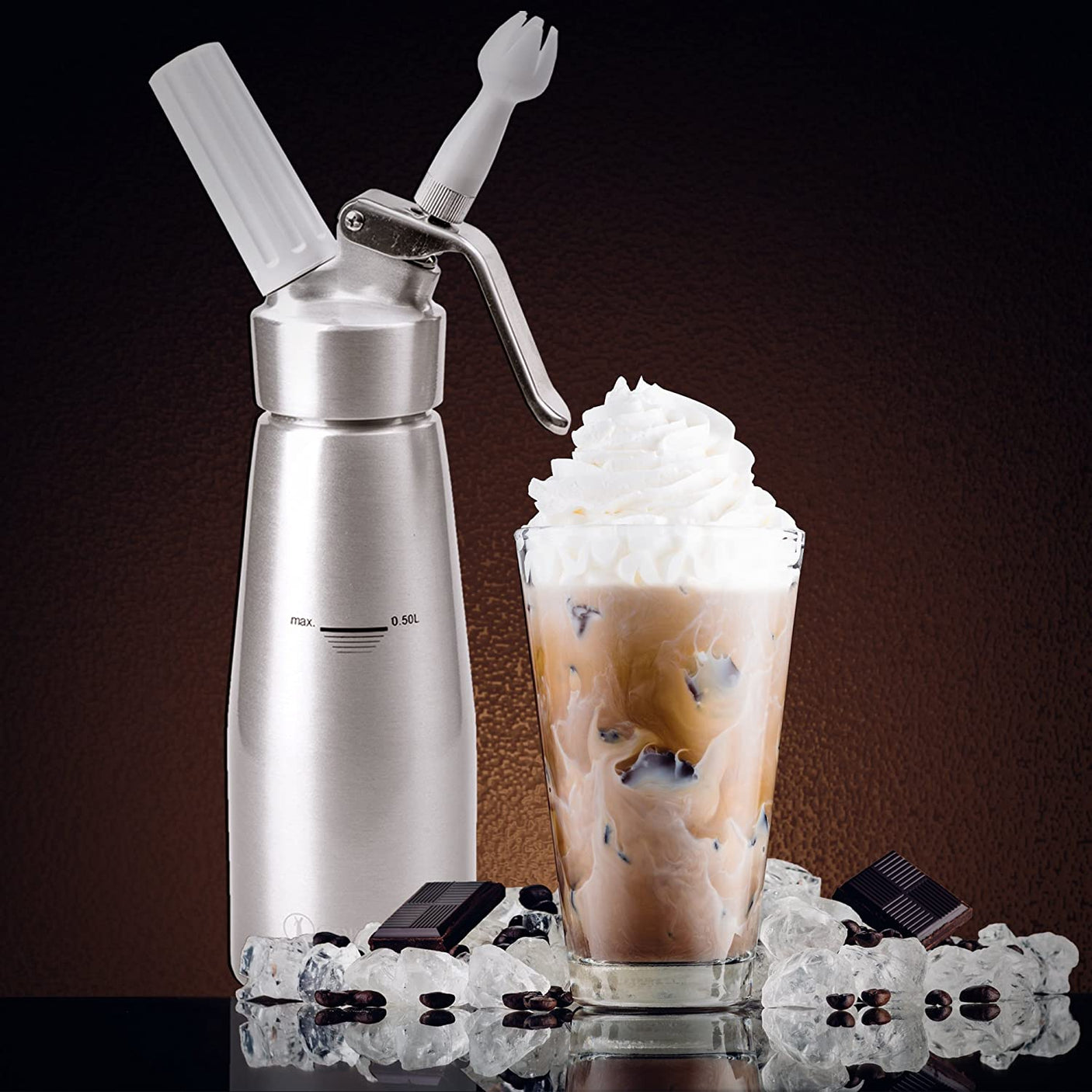 DS BS Professional Aluminum Homemade Whipped Cream Dispenser