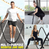 DS BS Heavy Battle Ropes Weighted Fitness Jump Rope 3.8x280cm