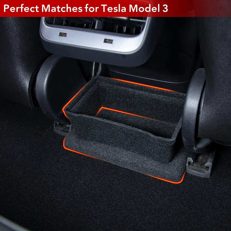 DS BS Tesla Model 3 Rear Center Console Organizer