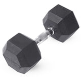 DS BS Rubber Encased Hex Dumbbell Hand Weight 2 x 20kg