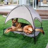 DS BS Elevated Outdoor Dog Bed with Canopy-XL