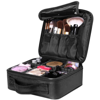 DS BS Portable Adjustable Travel Makeup Organizer Case-M