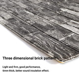 DS BS 5Pcs 3D Brick Self Adhesive Wallpaper Panels 70X75CM-Marble