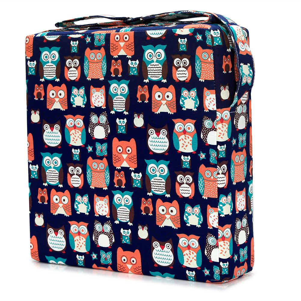 DS BS Kids Portable Dismountable Highchair Booster Cushion-Blue
